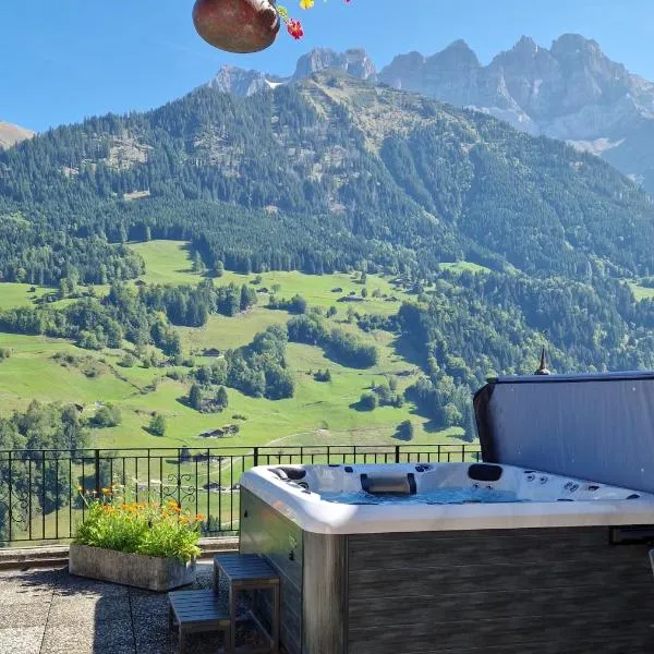 Chalet La Pala avec SPA – hotel w mieście Val-d'Illiez