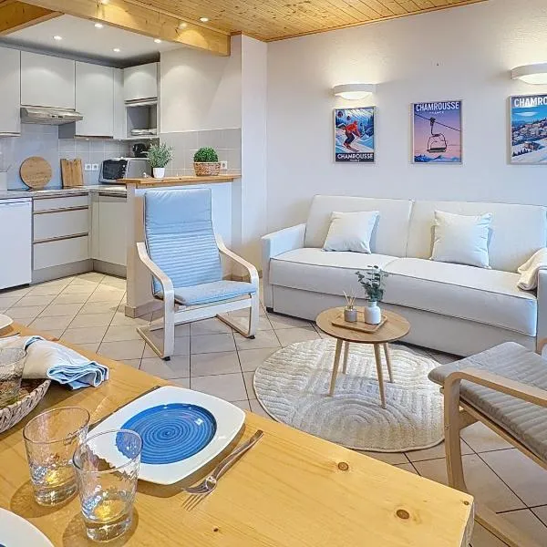 Cocon moderne vue pistes - Balcon sud- télécabine 160 m – hotel w mieście Chamrousse