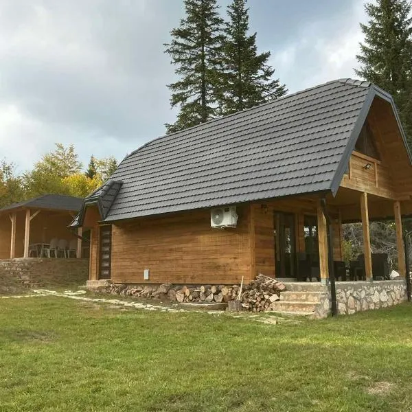 Brvnara Šapat Borova Tara, hotel em Sekulić 