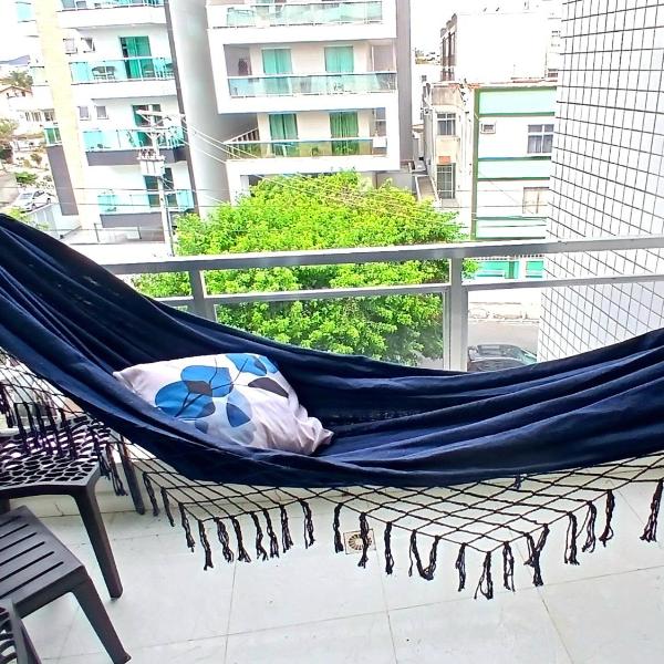Apt Beira Mar Praia Forte WiFi Ar Garagem Lavaroupa