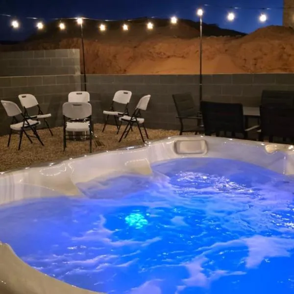 Hot Tub, Kayaks, Game Room, Boat Parking, Fire Pit, King, WD, hótel í Page