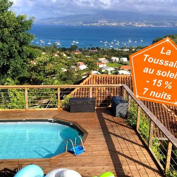Spot idéal en Famille ou Amis - Piscine, Vue Mer et Calme - Anse à l'Âne, hotel in Les Trois-Îlets