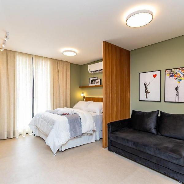 Studio Premium em Prédio com Piscina - BAT1814