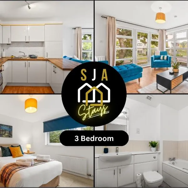 Hammerman Residence - SJA Stays - 3 Bed Apartment With Parking, hotell i Aberdeen