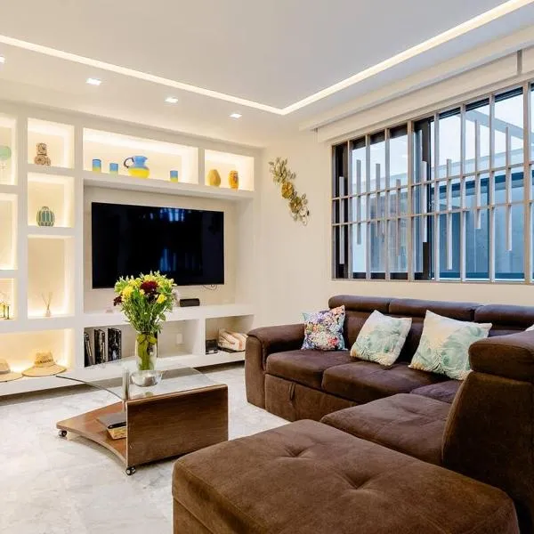 Apartamento con vista panorámica y gimnasio en Roma Norte, hotel en Ciudad de México