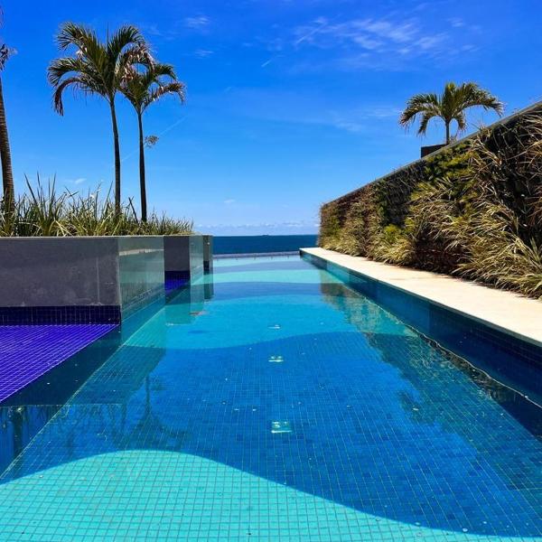 Fantástico Apartamento Vista Mar no Beach Class Ondina Salvador, pé na areia, com exclusivo acesso à praia - Foto 4