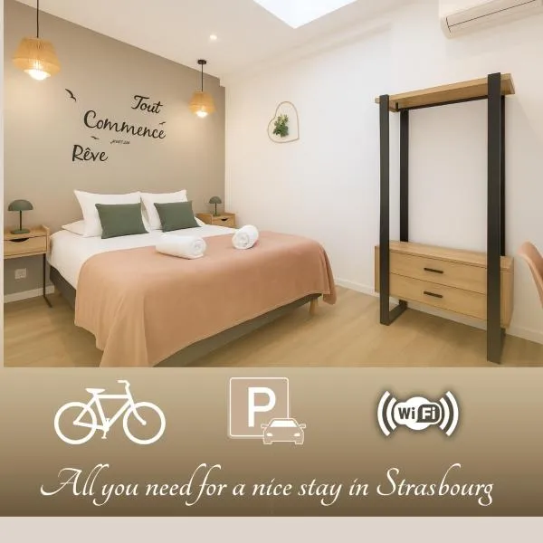 Les Lodges des Forges - Appartements Climatisés, hotel Strasbourgban