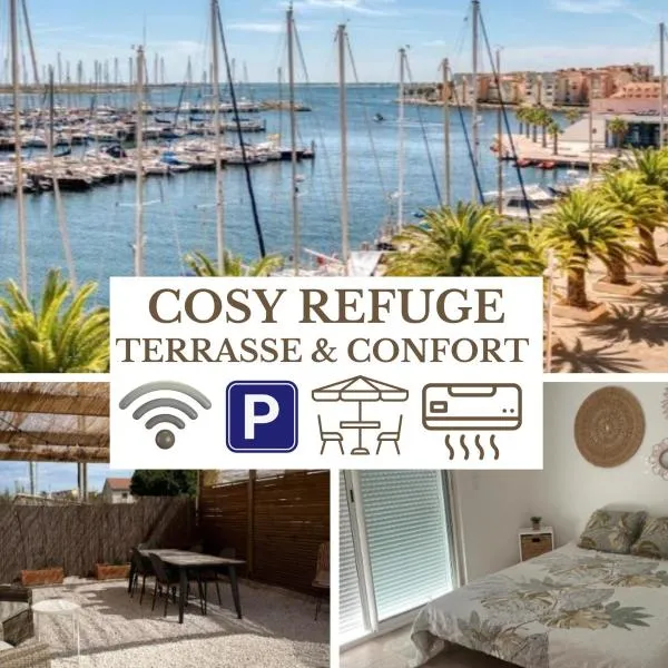 COSY REFUGE - Proche PLAGE - Terrasse & Confort - CLIM - Parking et Wifi Gratuit- OFFRE SPECIALE, ξενοδοχείο σε Fréjus