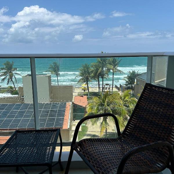 Maravilhoso Flat Frente ao Mar - OceanBlue 304