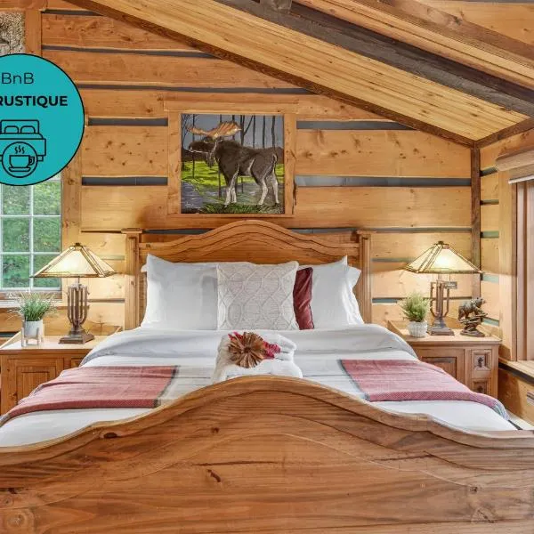 Domaine Rivière Sacacomie Chalets et Bed and Breakfast -Manoir Canergie, hotel in Saint-Alexis-des-Monts