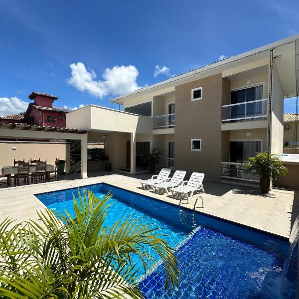 EXCELENTE E AMPLA CASA A 500 METROS DA PRAIA ( BARRACA AXÉ MOI )