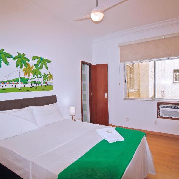 Espaçoso 3 quartos na quadra da praia p/ 6 pessoas - Foto 2