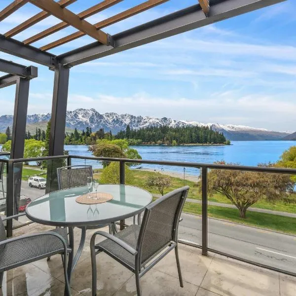 Lakefront Apartment 2 Bed Central walk to town, hotel in Queenstown