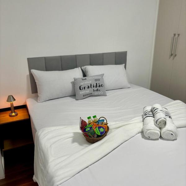 Studio 104 Home Office Completo Cama Queen e Ar Condicionado Vista Panorâmica