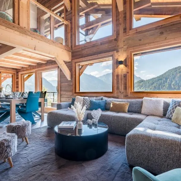 Chalet Familial Spacieux Le Spencer Grand Luxe Châtel、シャテルのホテル