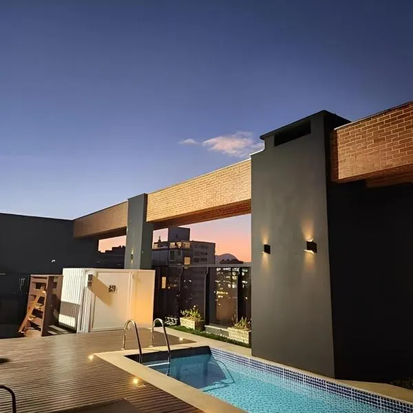 Ed Highline, piscina, lavanderia, hotel in Joinville