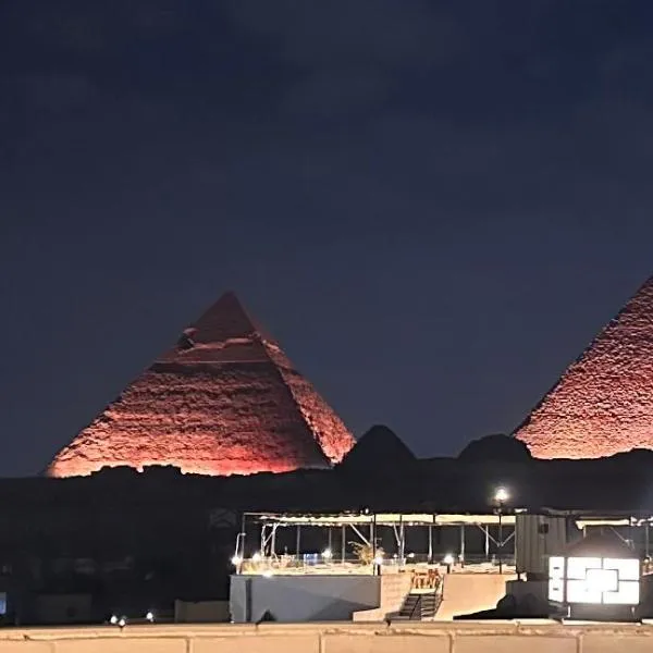 The kings of pyramids view inn, hotel v Káhiře