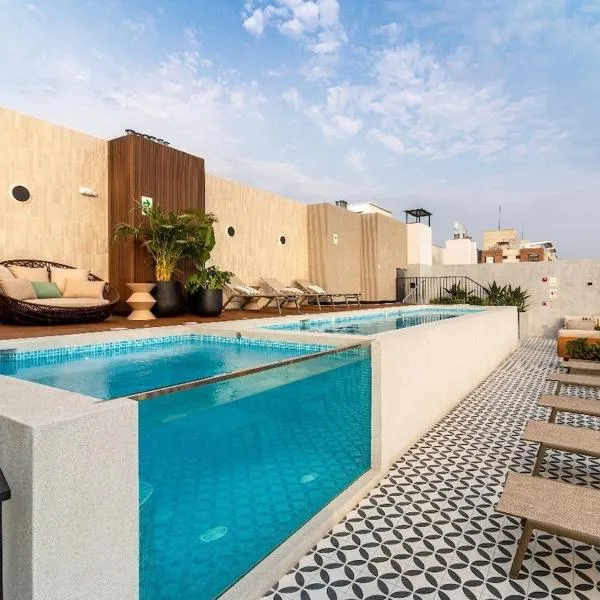 Modern Brand New Apartment in Miraflores、リマのホテル