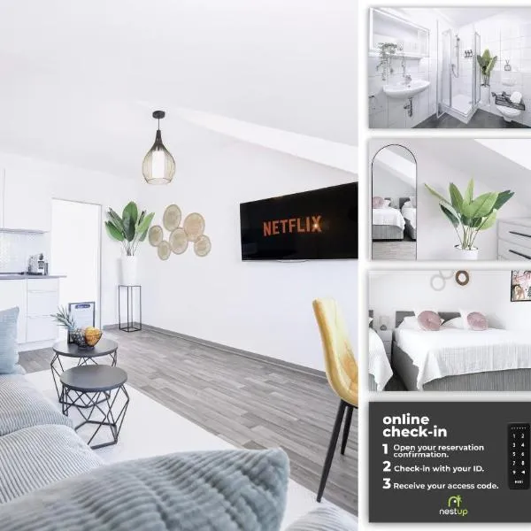 nestup - Zentrales Apartment mit Boxspringbetten, Smart-TV und ausgestatteter Küche, ξενοδοχείο σε Κάσελ