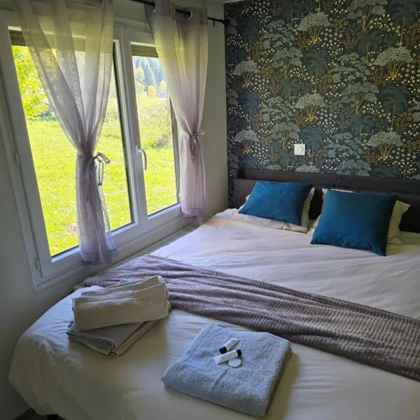 Chambre indépendante au cœur du Haut Jura, hotel v destinaci Lac des Rouges Truites