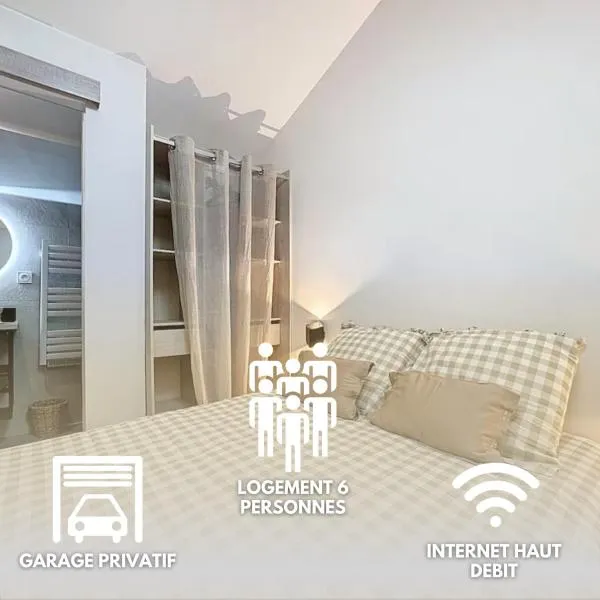 Les Vignes 3 Chambres avec Salle de bain privative, hotel in Anse