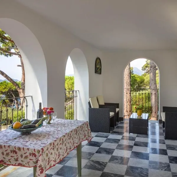 Giardino in villa Margherita, hotel Zoagliban