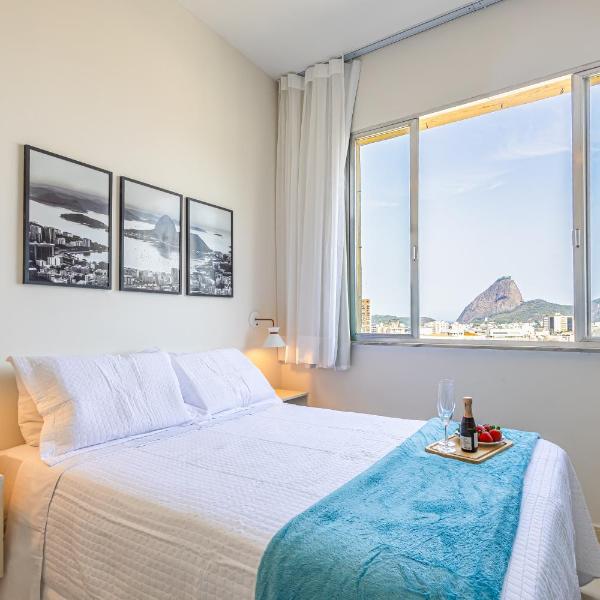 Loft com vista pro Pão de Açúcar! A/C, Wi-Fi, TV