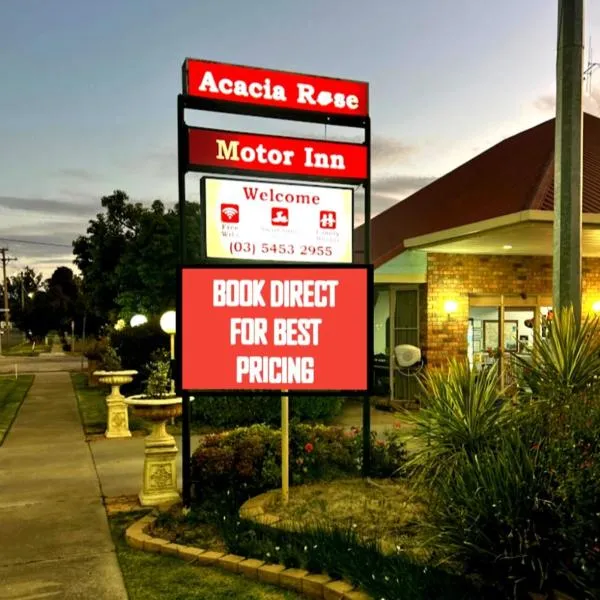 Acacia Rose Motor Inn、Barhamのホテル