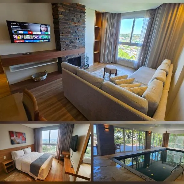 Vista da Catedral Flat no Serra Class, hôtel à Canela