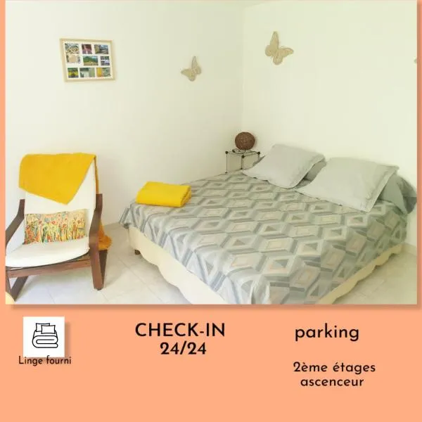 Calme et arboré, Studio 34, hotel in Digne-les-Bains