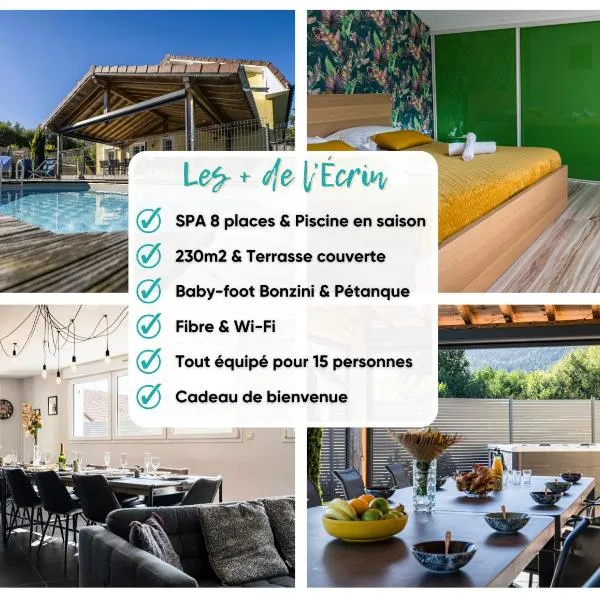 L'écrin de Xattys - Gîte haut de gamme avec SPA, Terrain de pétanque, Piscine et Baby-foot, ξενοδοχείο σε Cleurie