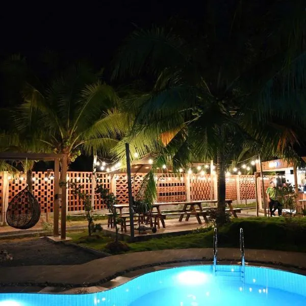Biển Tôm ốc Homestay Bến Tre - Hồ Bơi & BBQ Garden، فندق في Ấp Sơn Thuận (2)