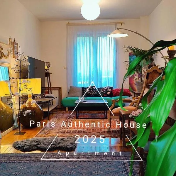 PARIS AUTHENTIC HOUSE Entier 1920's House Métro Line 7 For Groups, hotel in Paris