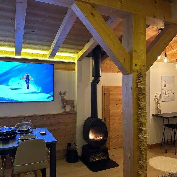 Portes du Soleil T3 "comme un chalet" direct access Morzine Avoriaz, hotel v destinaci Montriond