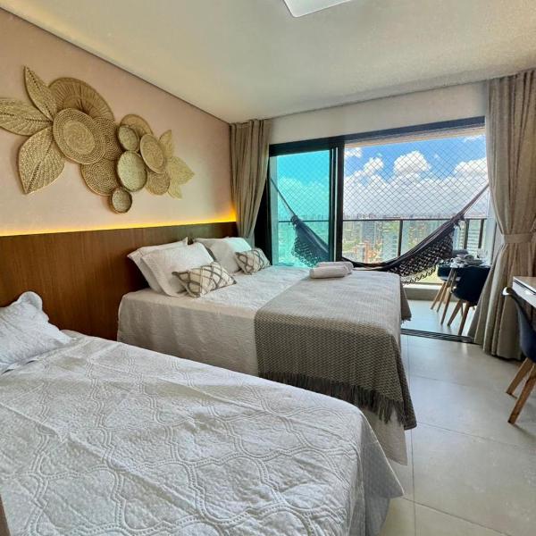 Studio moderno e equipado, a poucos passos da Beira Mar - Foto 2