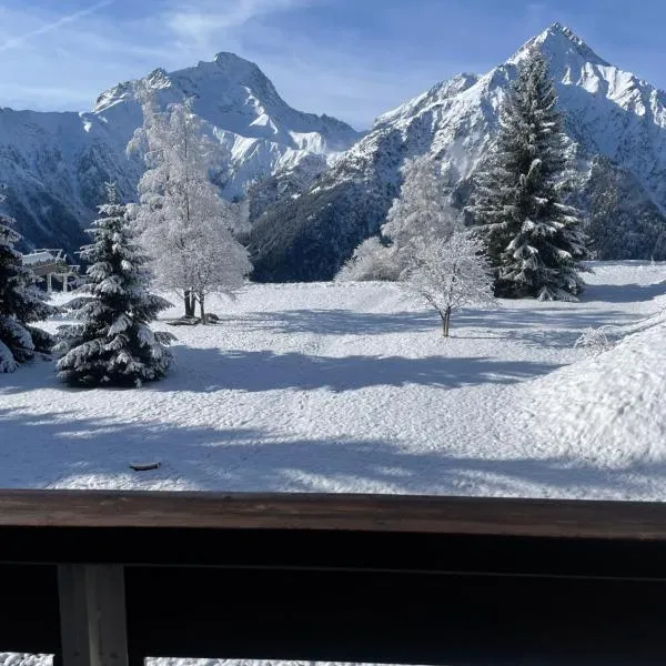 Panoramic Mountain View Apt, 65m2 with Parking, 6 guests, Hotel in Les Deux Alpes