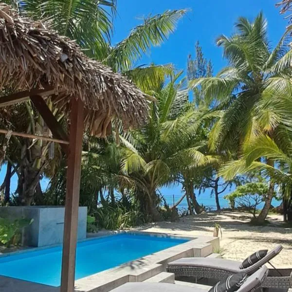 Propriété entière face au lagon, piscine, cuisine & wifi rien que pour vous Le Boraha Beach Lodge 90 m2, hotel in Sainte Marie
