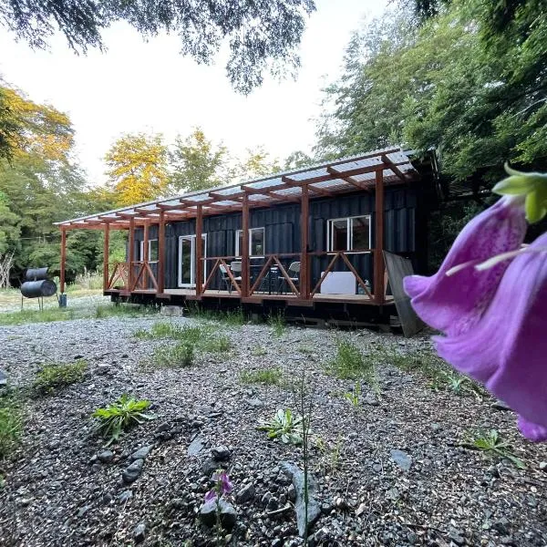 Viesnīca Cabaña container Ensenada pilsētā Puertovarasa