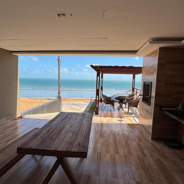 Casa da Maré Pé na areia Suítes climatizadas e deck vista mar - Foto 3