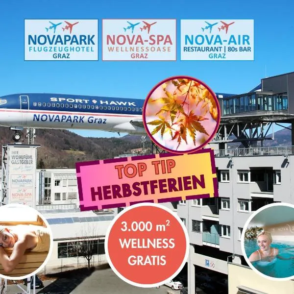 NOVAPARK Flugzeughotel Graz, hotel in Graz