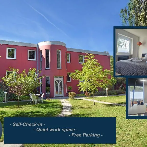 Residence Moai - Business Travel- kostenloser Parkplatz, WLAN, Waschtrockner, Smart TV, Qbo ESSENTIAL, ergonomischer Schreibtisch, hotel in Erlangen