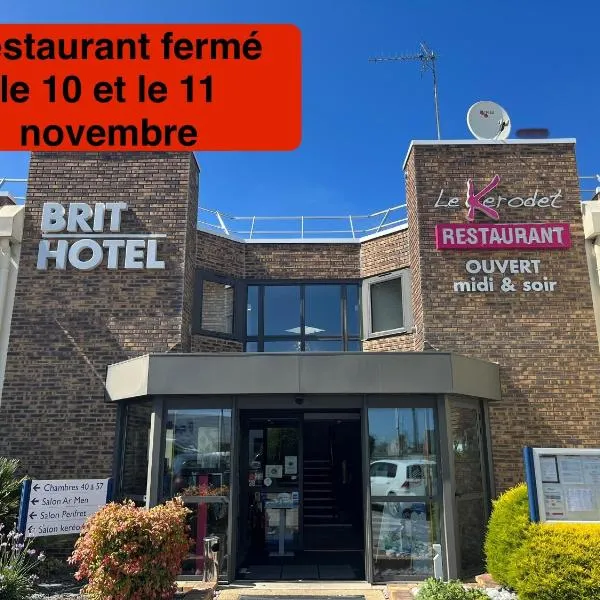 Brit Hotel Quimper Nord, hotel in Ergué-Gabéric