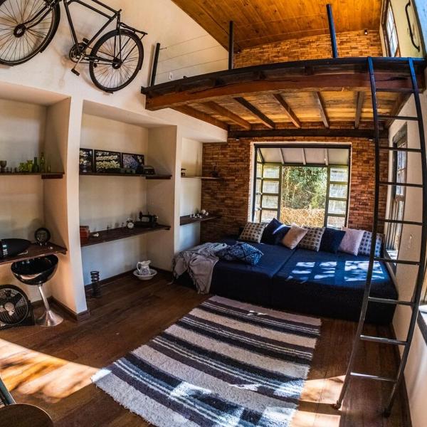 Loft com vista para montanha e lagoa 2 - Inhotim