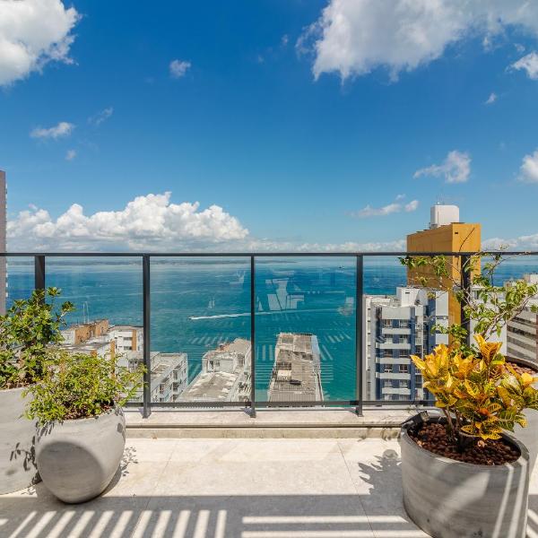 Loft Exclusive com Varanda Vista Mar Piscina Gyn Rooftop 1512 GOLD VIP - Foto 5