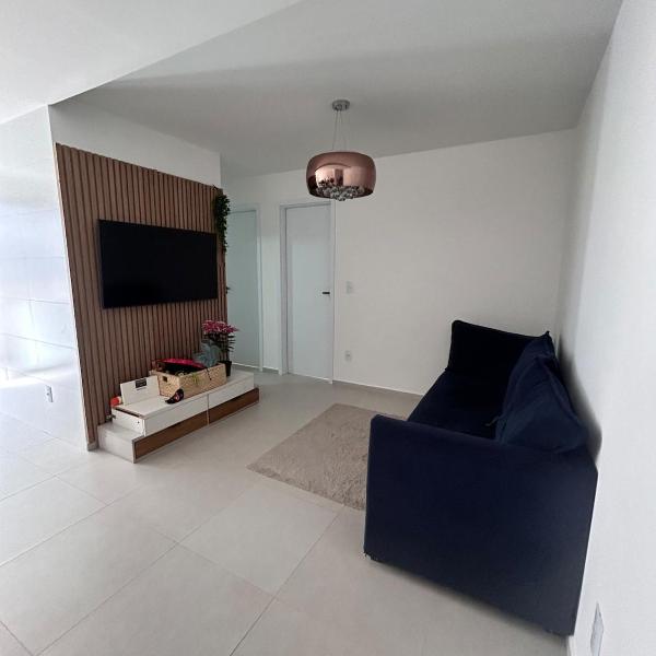 Apartment 1 km from Praia do Forte, well located