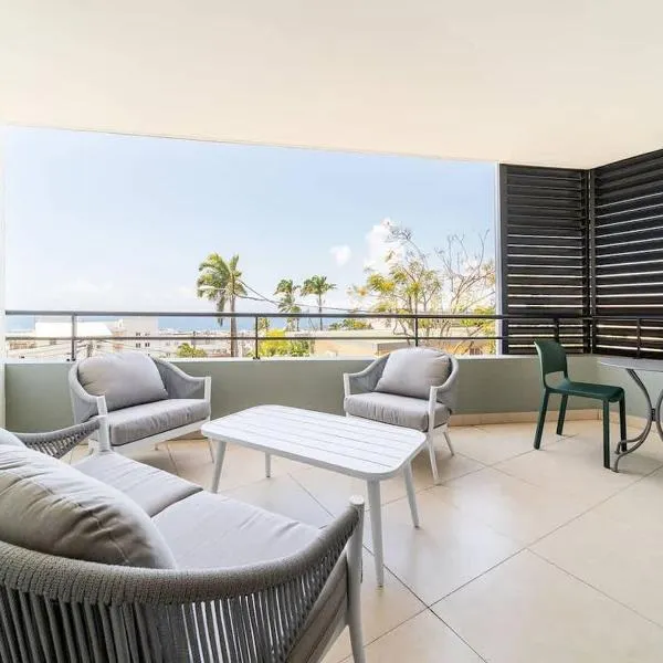 L'HORIZON - Appartement 1 chambre - 2 personnes - Magnifique terrasse avec vue mer dans le quartier de Bellepierre à 2 pas du CHU de Bellepierrre, ξενοδοχείο σε Saint-Denis