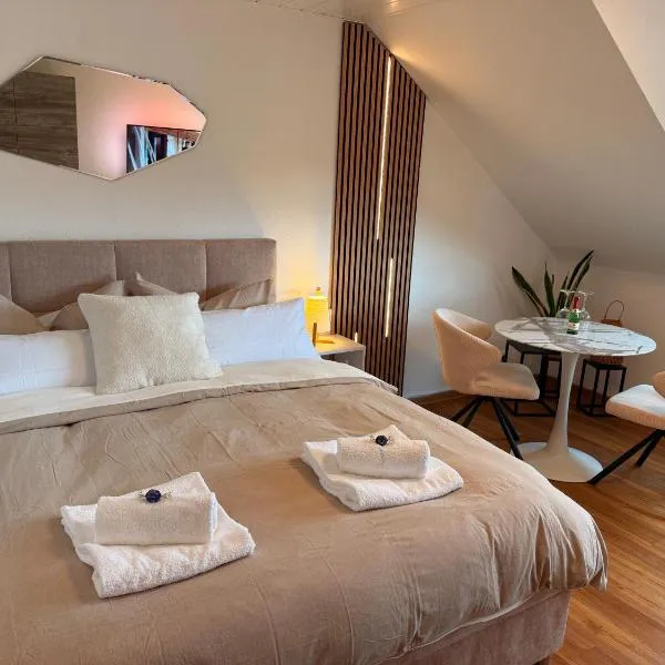 Rheinblick-Apartment Snacks, Ambilight & Boxspringbett, hotel v Koblenci