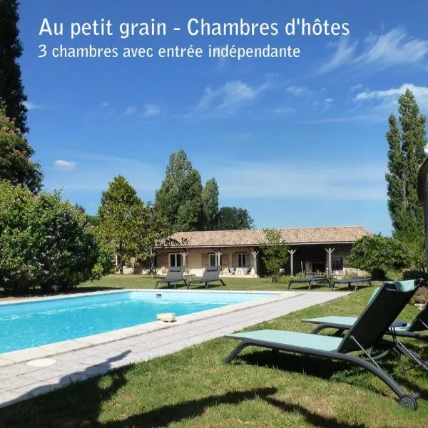 Au petit grain, hotel en Coutures