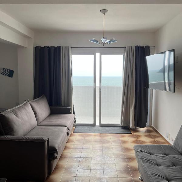 Apartamento aconchegante em frente a praia