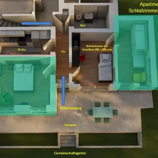 LLAPARTMENTS Stuttgart Nord, hotel v Stuttgartu